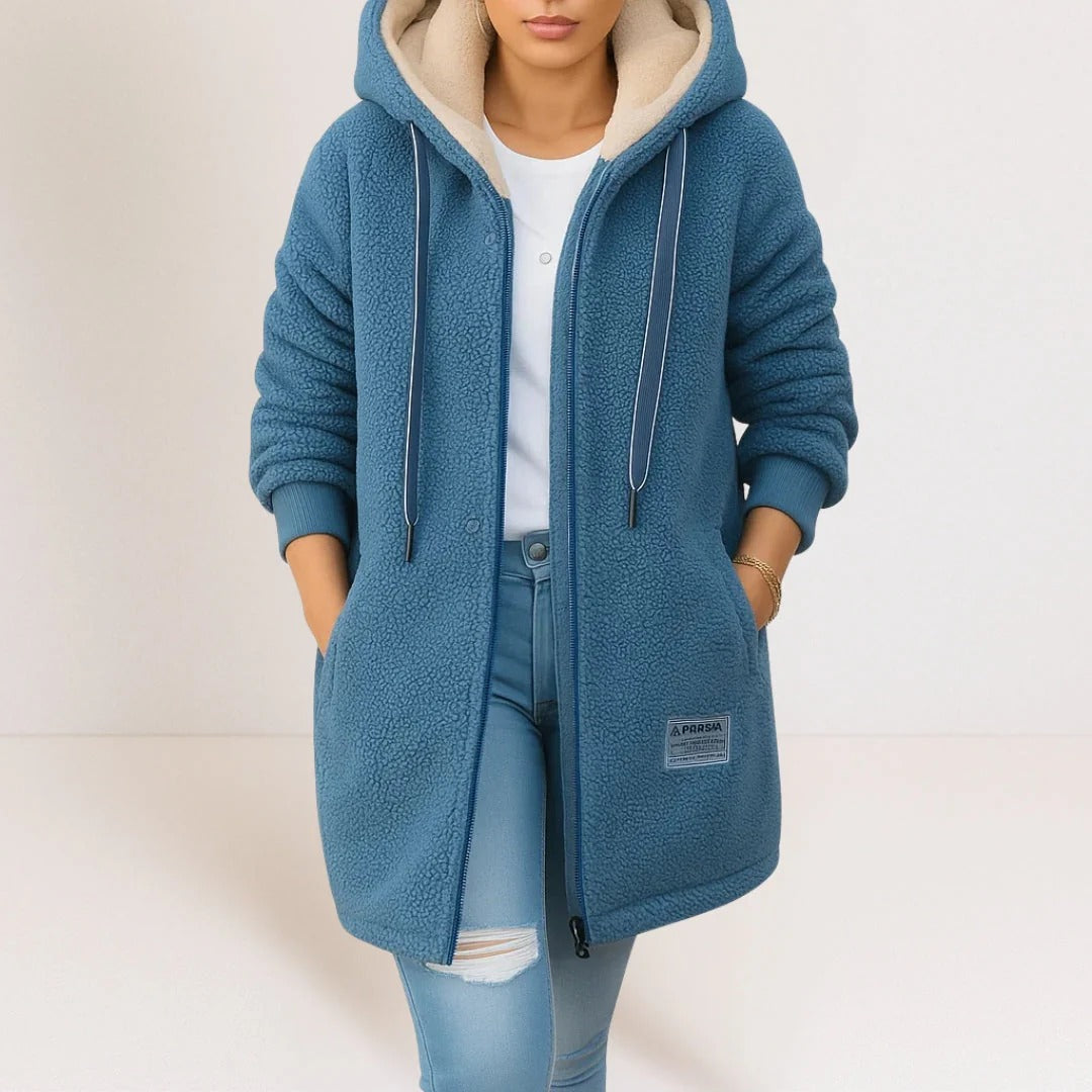 Veste avec Capuche et Fermeture Zippée pour Femme | Idéale pour le Printemps et le Quotidien