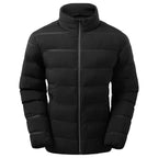Veste Matelassée avec Ourlet Élastiqué et Poches Zippées pour Homme | Idéale pour l’Hiver