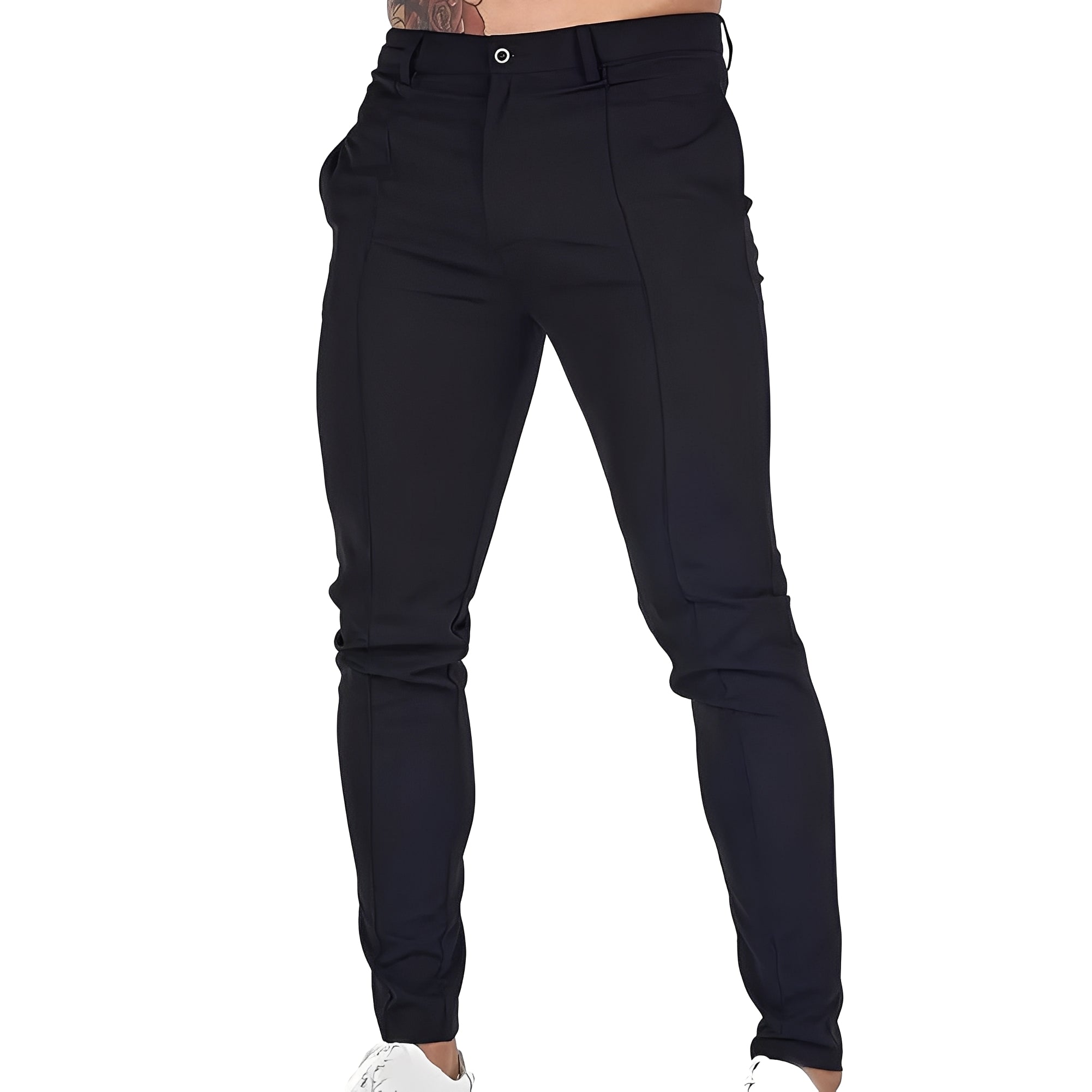 Pantalon Slim Fit avec Coupe Ajustée pour Homme | Idéal pour le Bureau et les Loisirs