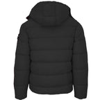 Veste Matelassée avec Logo Circulaire et Capuche pour Homme | Idéale pour l’Hiver