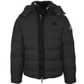Veste Matelassée avec Logo Circulaire et Capuche pour Homme | Idéale pour l’Hiver