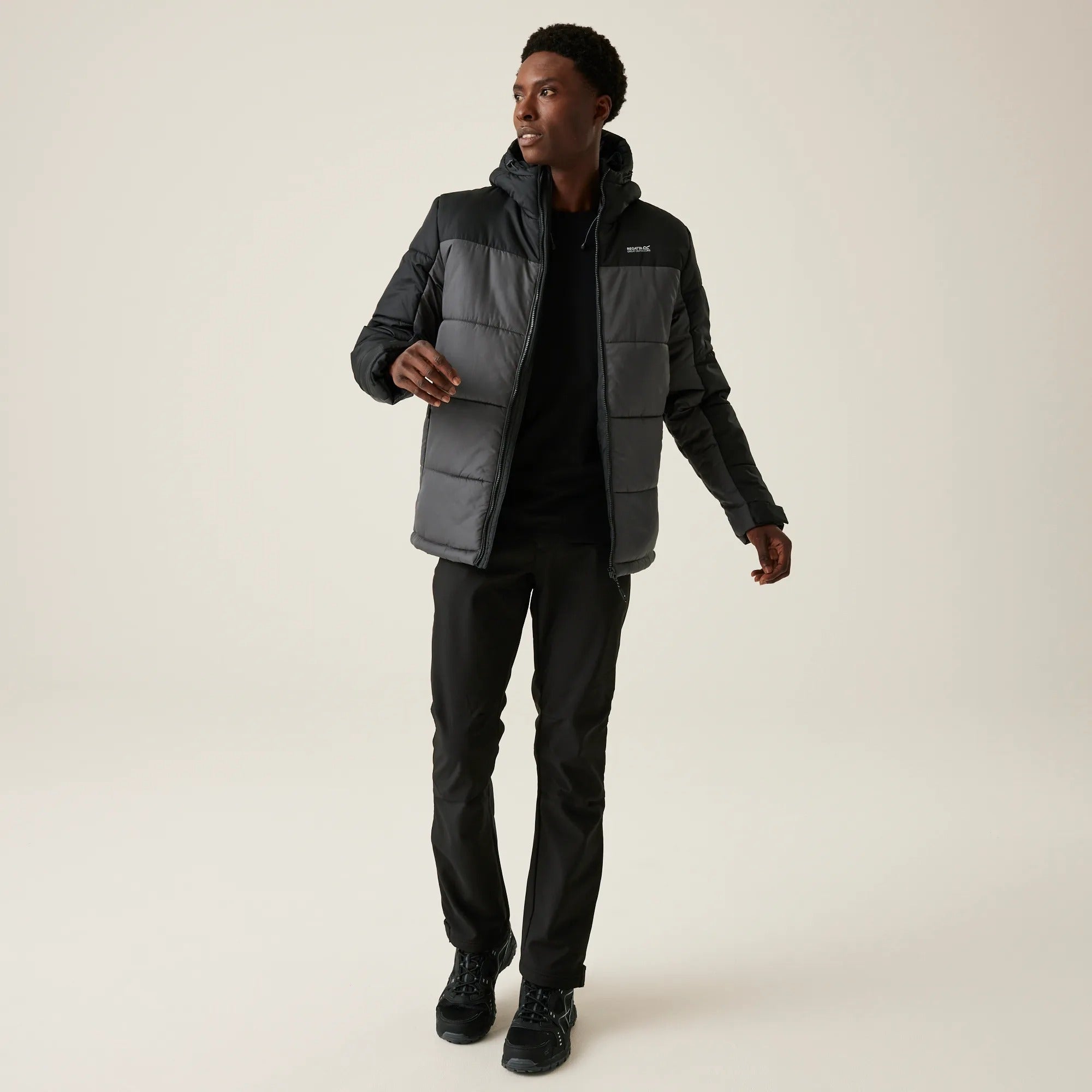 Veste Matelassée avec Fermeture Zippée et Ourlet Ajustable pour Homme | Idéale pour l’Hiver