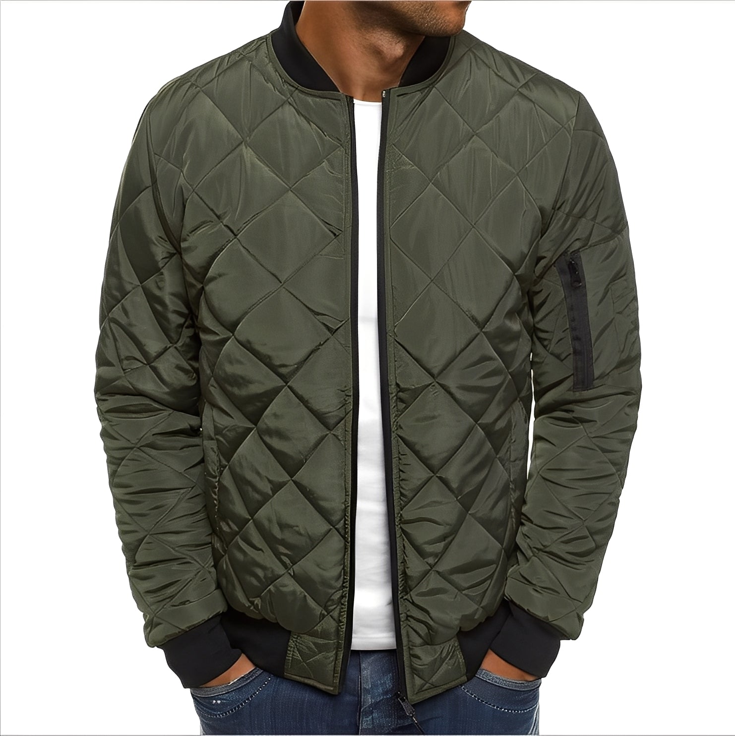 Veste d’Extérieur avec Poches Zippées pour Homme | Idéale pour Usage Quotidien