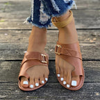 Sandales Entre-Doigts Avec Bride Ajustable Pour Femmes | Idéal Pour Saisons Chaudes