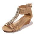Sandales À Talon Haut Avec Décoration Strass Et Brides Pour Femmes | Idéal Pour Les Occasions Estivales