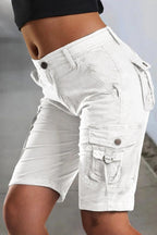 Short Cargo avec Poches Latérales pour Femme | Idéal pour l’Été et les Activités de Plein Air