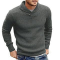 Pull Tricoté Avec Fermeture À Bouton Pour Homme | Idéal Pour Les Journées Décontractées En Saison Fraîche