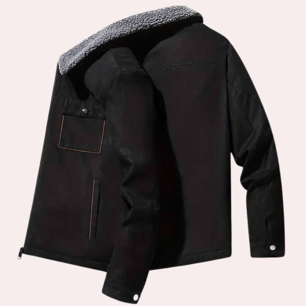Veste Matelassée avec Fermeture Éclair et Poches pour Homme | Idéale pour l’Hiver
