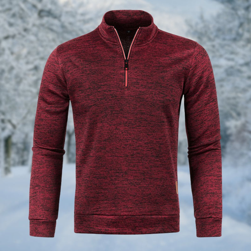 Pull À Col Montant Avec Col Zippé Pour Homme | Idéal Pour Un Usage Décontracté