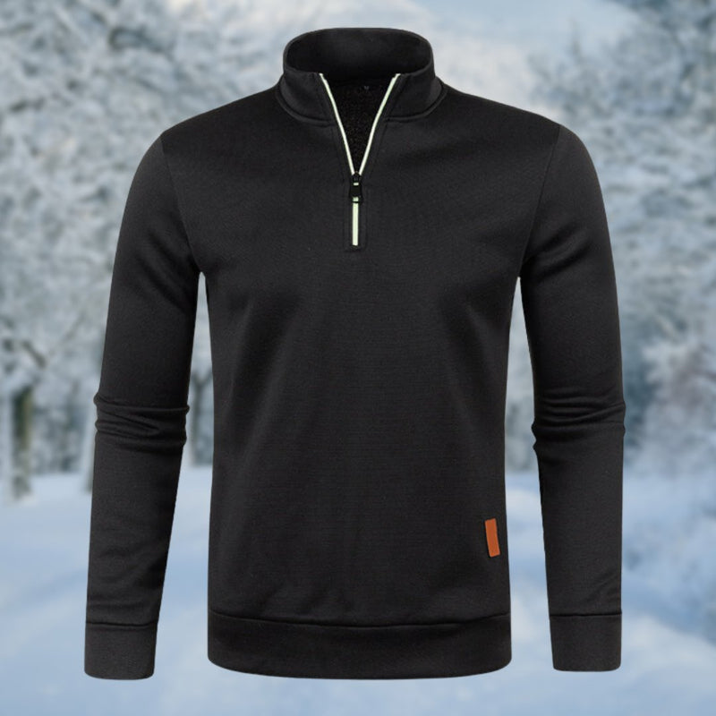 Pull À Col Montant Avec Col Zippé Pour Homme | Idéal Pour Un Usage Décontracté