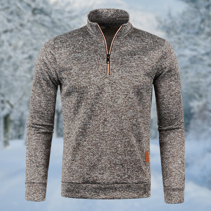 Pull À Col Montant Avec Col Zippé Pour Homme | Idéal Pour Un Usage Décontracté