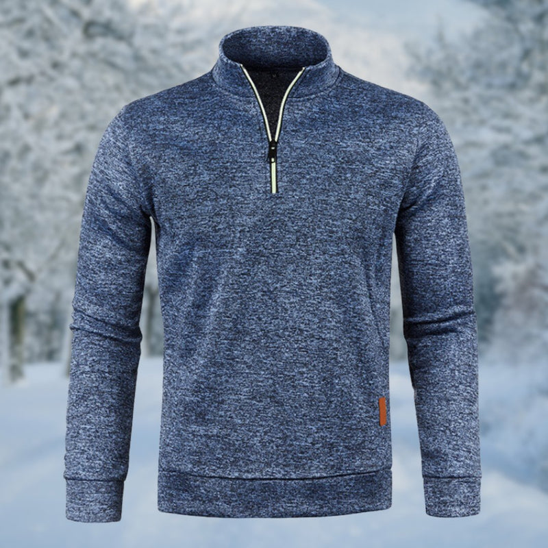 Pull À Col Montant Avec Col Zippé Pour Homme | Idéal Pour Un Usage Décontracté