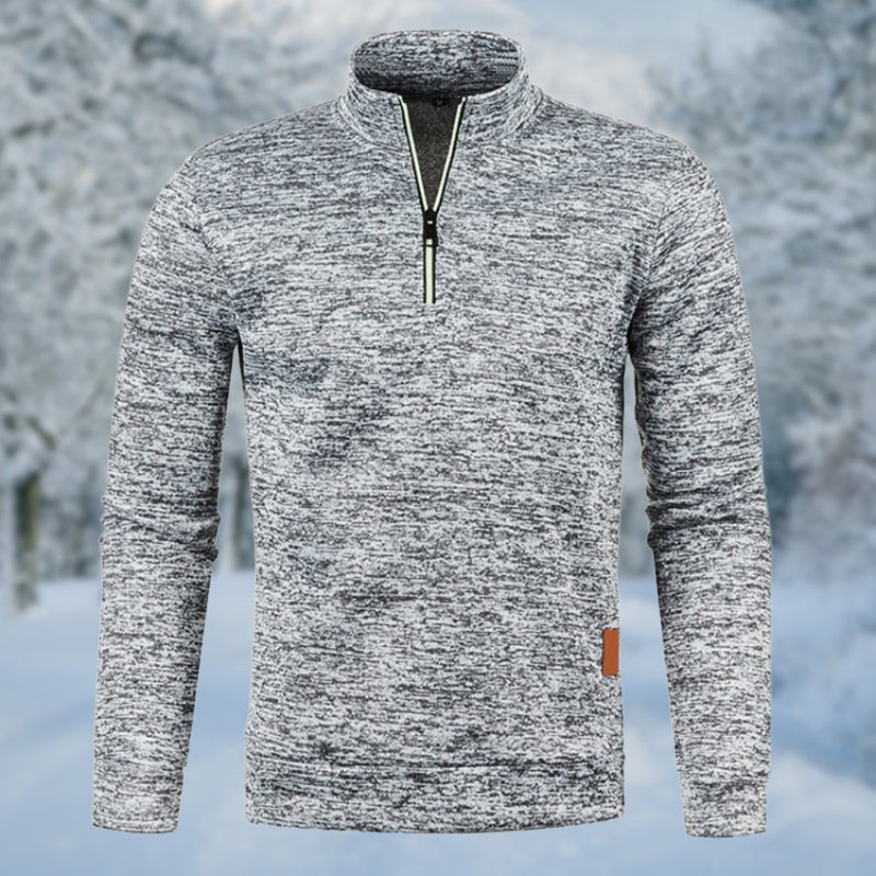 Pull À Col Montant Avec Col Zippé Pour Homme | Idéal Pour Un Usage Décontracté