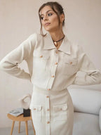 Ensemble Blazer Et Jupe Pour Femme | Idéal Pour Un Usage Professionnel Et Quotidien