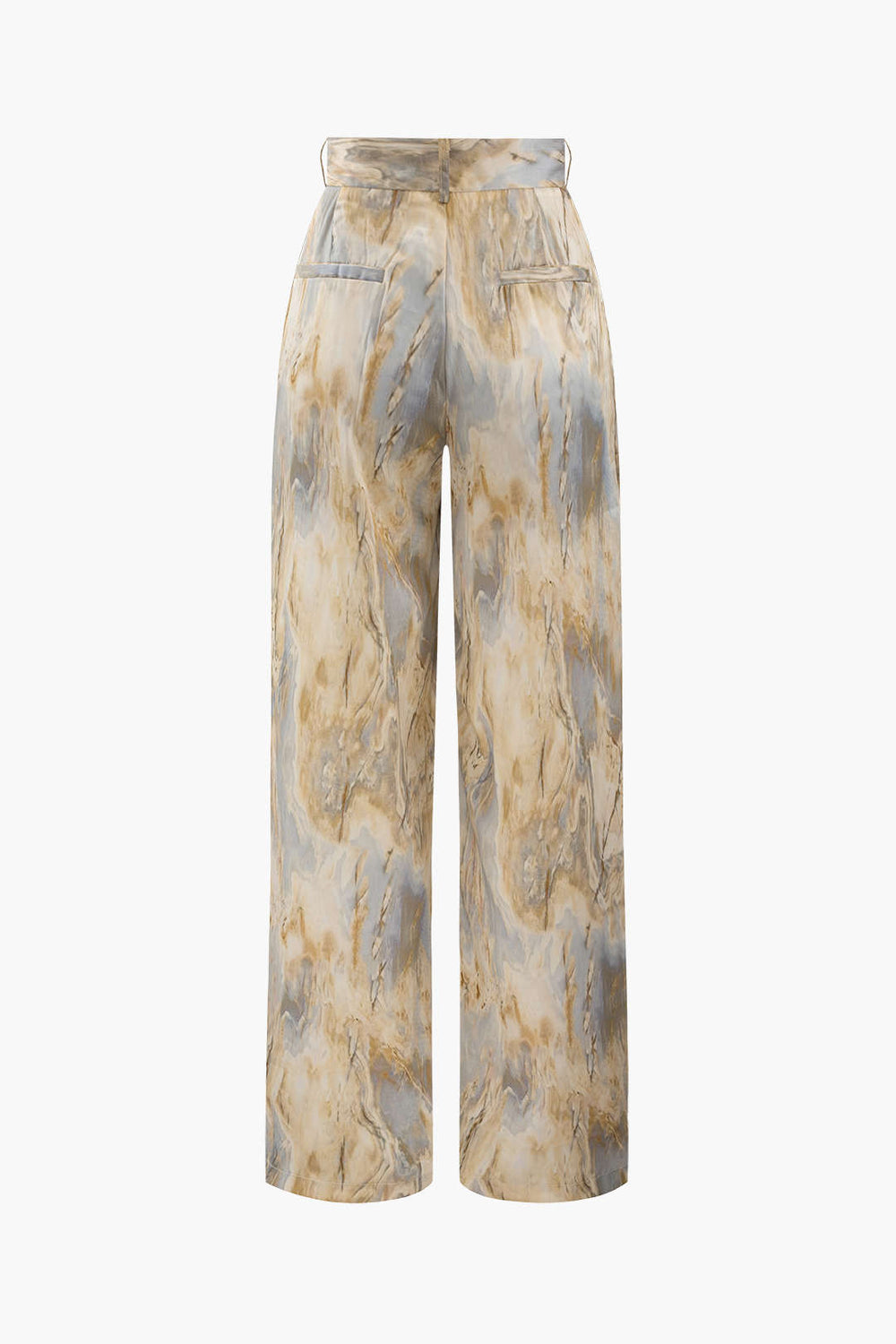 Pantalon Taille Haute Avec Motif Marbré Pour Femmes | Idéal Pour Tenues Quotidiennes Et Sorties