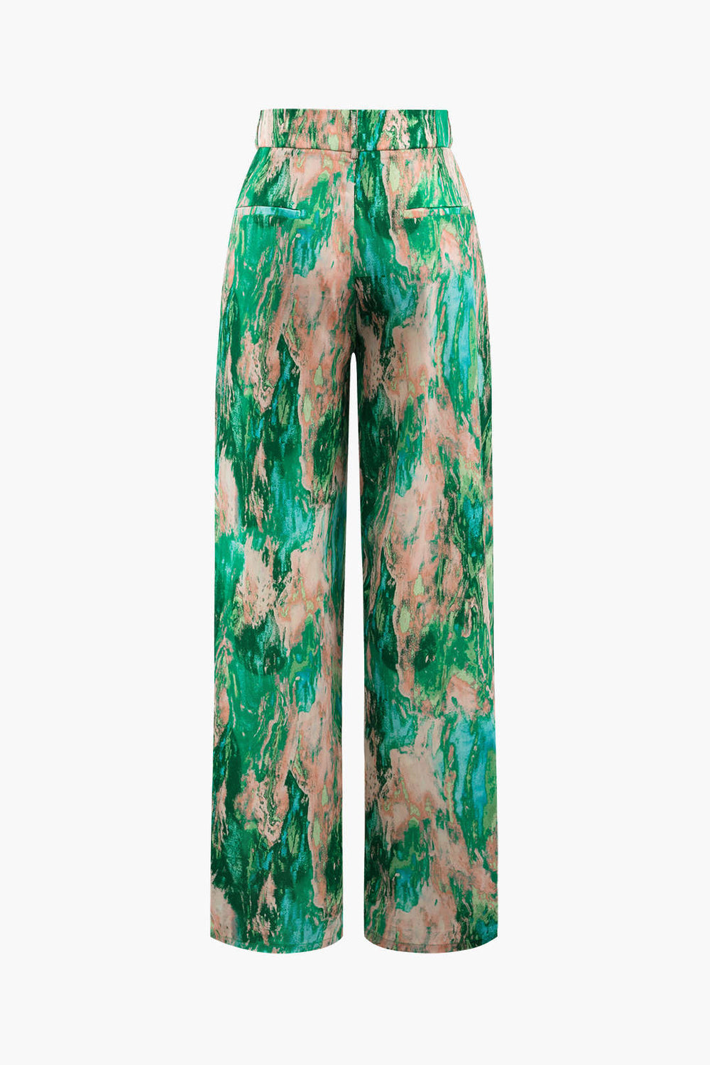 Pantalon Taille Haute Avec Motif Marbré Pour Femmes | Idéal Pour Tenues Quotidiennes Et Sorties