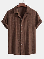Ensemble Avec Chemise Manches Courtes Et Pantalon Long Pour Hommes | Idéal Pour La Saison Chaude
