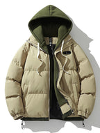 Veste Matelassée avec Capuche et Poches pour Homme | Idéale pour l’Hiver