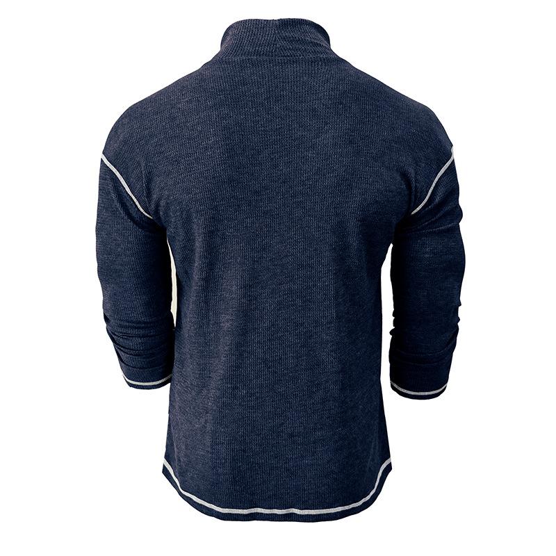 Pull Asymétrique À Col Haut Pour Homme | Idéal Pour Les Périodes Fraîches