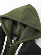 Veste Matelassée avec Capuche et Poches pour Homme | Idéale pour l’Hiver