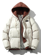 Veste Matelassée avec Capuche et Poches pour Homme | Idéale pour l’Hiver