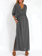 Robe Longue avec Coupe Cintrée pour Femme | Idéale pour les Soirées et Événements Formels