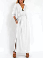 Robe Longue avec Coupe Cintrée pour Femme | Idéale pour les Soirées et Événements Formels