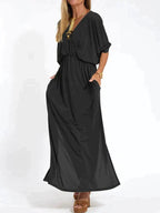 Robe Longue avec Coupe Cintrée pour Femme | Idéale pour les Soirées et Événements Formels