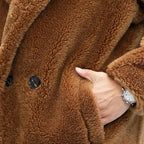 Manteau Long d’Hiver avec Revers et Coupe Droite pour Hommes | Idéal pour la Saison Froide