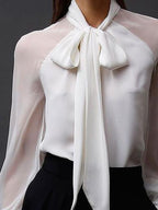 Chemisier À Manches Longues Avec Détail Ceinture Pour Femme | Idéal Pour Un Usage Quotidien Et Le Travail