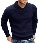 Pull Tricoté Avec Fermeture À Bouton Pour Homme | Idéal Pour Les Journées Décontractées En Saison Fraîche