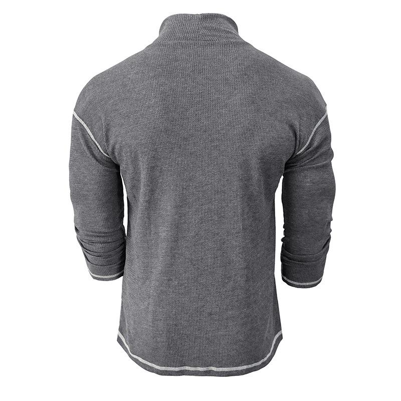 Pull Asymétrique À Col Haut Pour Homme | Idéal Pour Les Périodes Fraîches
