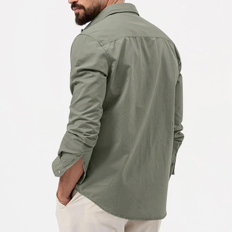 Blouse Cargo À Poches Pour Hommes | Idéal Pour Un Usage Quotidien