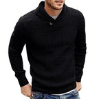 Pull Tricoté Avec Fermeture À Bouton Pour Homme | Idéal Pour Les Journées Décontractées En Saison Fraîche