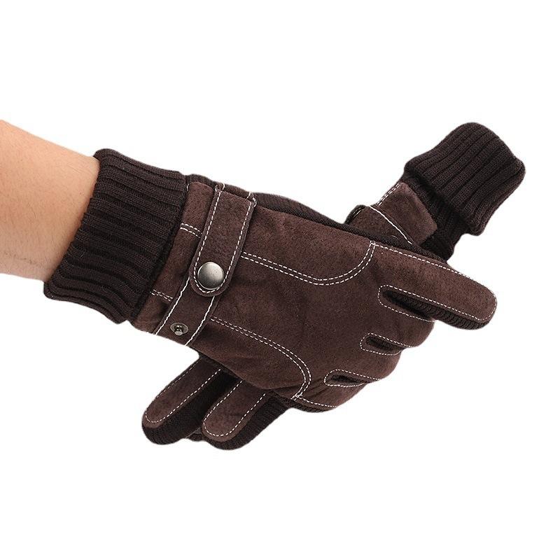 Gants de Conduite Renforcés avec Sangle Réglable pour Adultes | Idéal pour Moto et Activités Extérieures