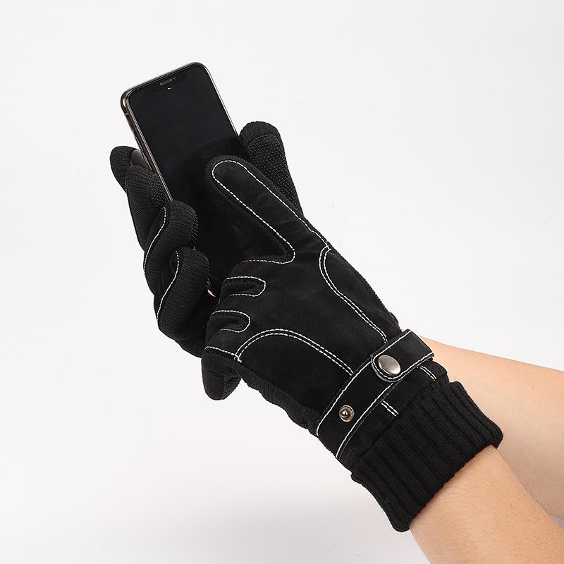 Gants de Conduite Renforcés avec Sangle Réglable pour Adultes | Idéal pour Moto et Activités Extérieures