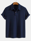 Polo à Manches Courtes avec Col Structuré et Patte de Boutonnage pour Homme | Idéal pour l'Été