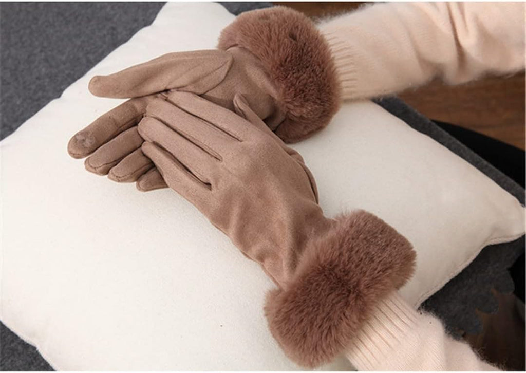 Gants à Poignet Doux avec Finition Texturée pour Femmes | Idéaux pour les Journées Froides