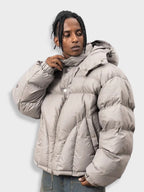 Veste Matelassée Longue avec Capuche pour Homme | Idéal pour la Saison Hivernale