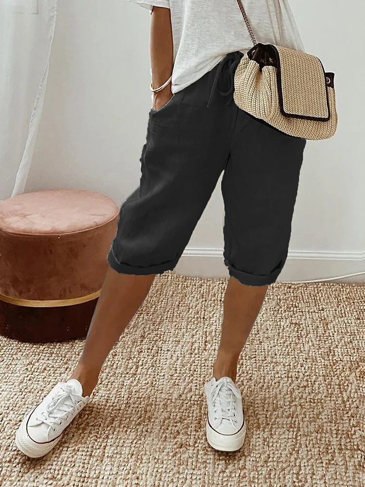 Pantalon Cordon avec Coupe Ample pour Femme | Idéal pour l'Été