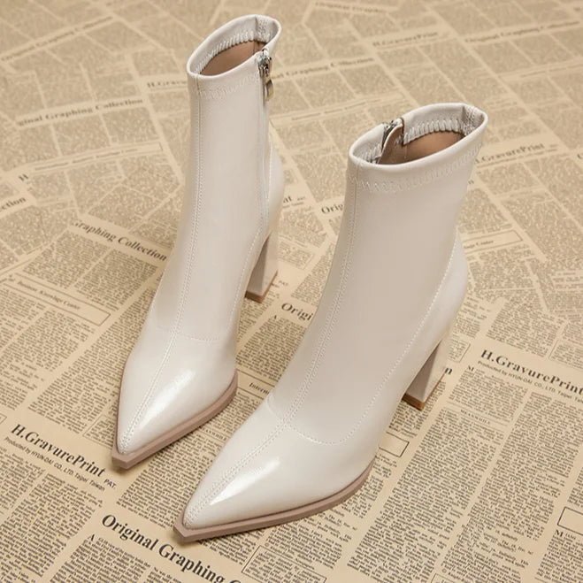 Bottines à Talon Bloc pour Femmes | Idéal pour l’Hiver et l’Usage Quotidien