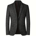 Blazer Pour Homme Avec Coupe Ajustée Et Fermeture Boutonnée Pour Adulte | Idéal Pour Usage Professionnel Et Formel