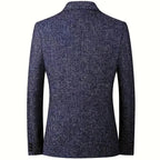 Blazer Pour Homme Avec Coupe Ajustée Et Fermeture Boutonnée Pour Adulte | Idéal Pour Usage Professionnel Et Formel