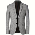 Blazer Pour Homme Avec Coupe Ajustée Et Fermeture Boutonnée Pour Adulte | Idéal Pour Usage Professionnel Et Formel