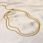 Collier Superposé À Double Chaîne pour Femme | Idéal pour Les Tenues Quotidiennes