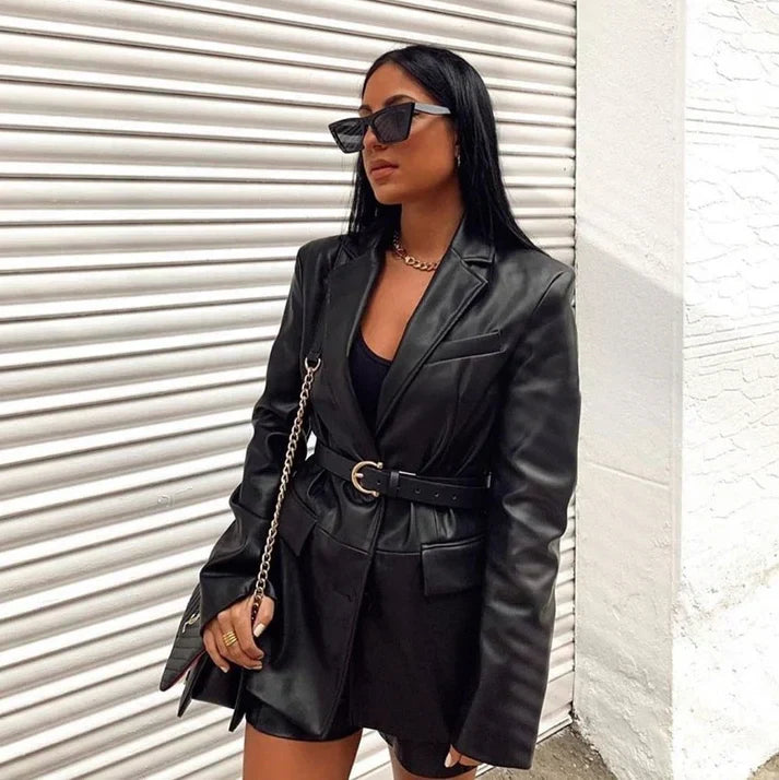 Blazer À Fermeture Boutonnée Pour Femmes | Idéal Pour Le Travail Ou Les Sorties