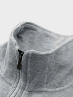 Pull-Over Homme à Demi-Fermeture Zippée pour Tenue Décontractée | Idéal pour la Mi-Saison