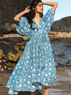 Robe Longue à Coupe Fluide pour Femme | Idéale pour Été et Sorties Décontractées