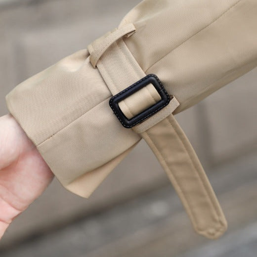 Trench-Coat Long Avec Fermeture Croisée Pour Homme | Idéal Pour Les Saisons De Transition
