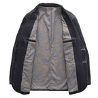 Veste Avec Coupe Structurée Et Poches Fonctionnelles Pour Hommes | Idéal Pour Tenues Business-Casual